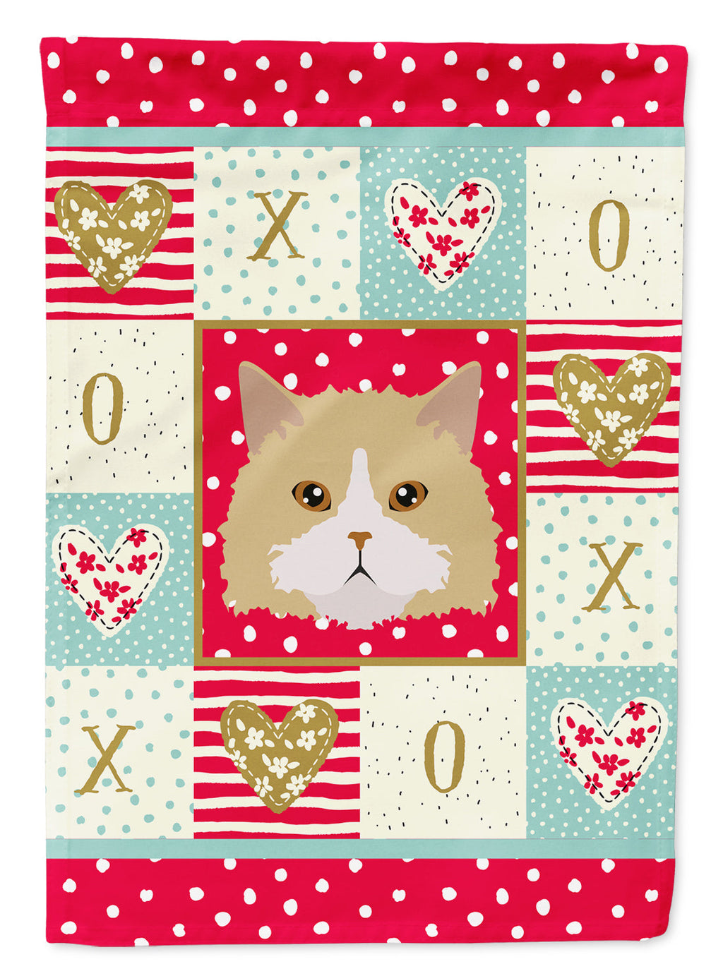 Oregon Rex Cat Love House Flag 28x40 Porch Sleeve Pole Decorative Outside Yard Banner Artwork Wall Hanging, Polyester