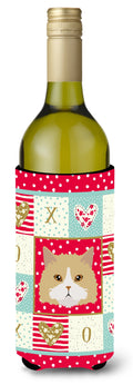 Oregon Rex Cat Love Wine Bottle Hugger Gift Sleeve for Standard 750 ml Bottles, Insulated Reusable Also Fits Mini Shot & Pint Bottles