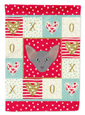 Oriental Shorthair Cat Love House Flag 28x40 Porch Sleeve Pole Decorative Outside Yard Banner Artwork Wall Hanging, Polyester