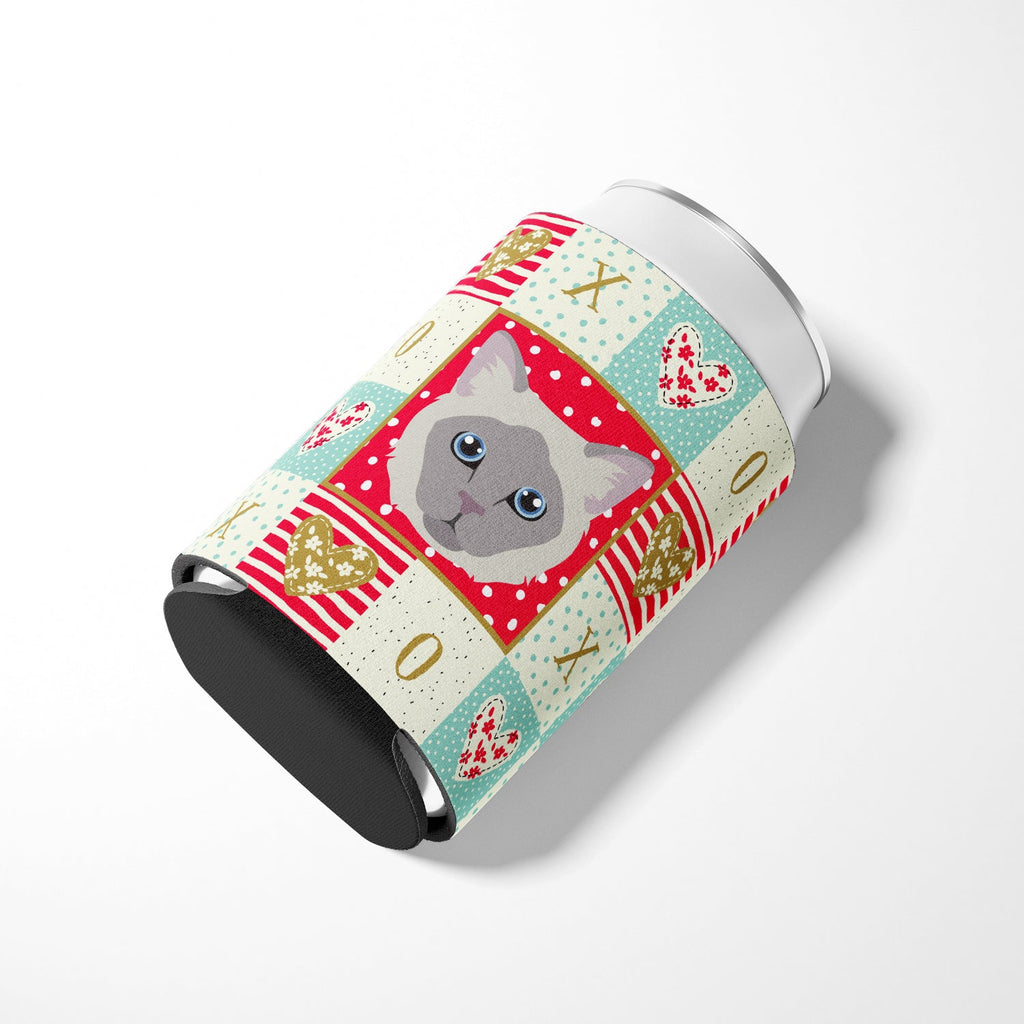 Owyhee Bob Cat Love Can or Bottle Hugger Cooler Sleeve for Standard 12 oz Cans, Insulated Foam Beer & Soda Can Hugger Reusable