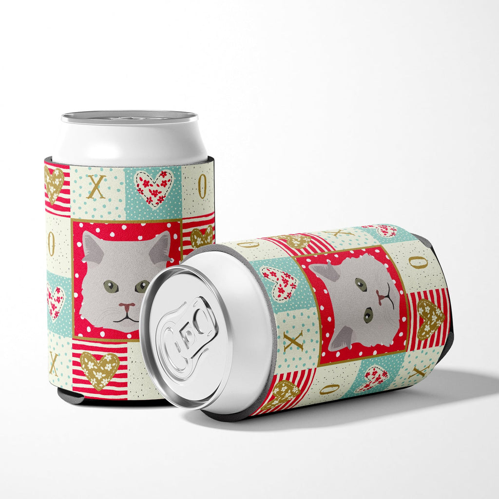 Persian Traditional Cat Love Can or Bottle Hugger Cooler Sleeve for Standard 12 oz Cans, Insulated Foam Beer & Soda Can Hugger Reusable
