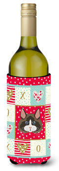 Ragdoll Cat Love Wine Bottle Hugger Gift Sleeve for Standard 750 ml Bottles, Insulated Reusable Also Fits Mini Shot & Pint Bottles