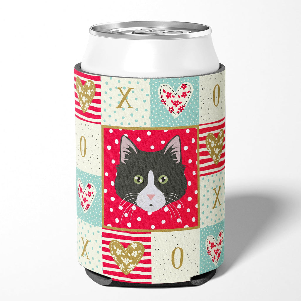 Siberian Forest Cat Love Can or Bottle Hugger Cooler Sleeve for Standard 12 oz Cans, Insulated Foam Beer & Soda Can Hugger Reusable