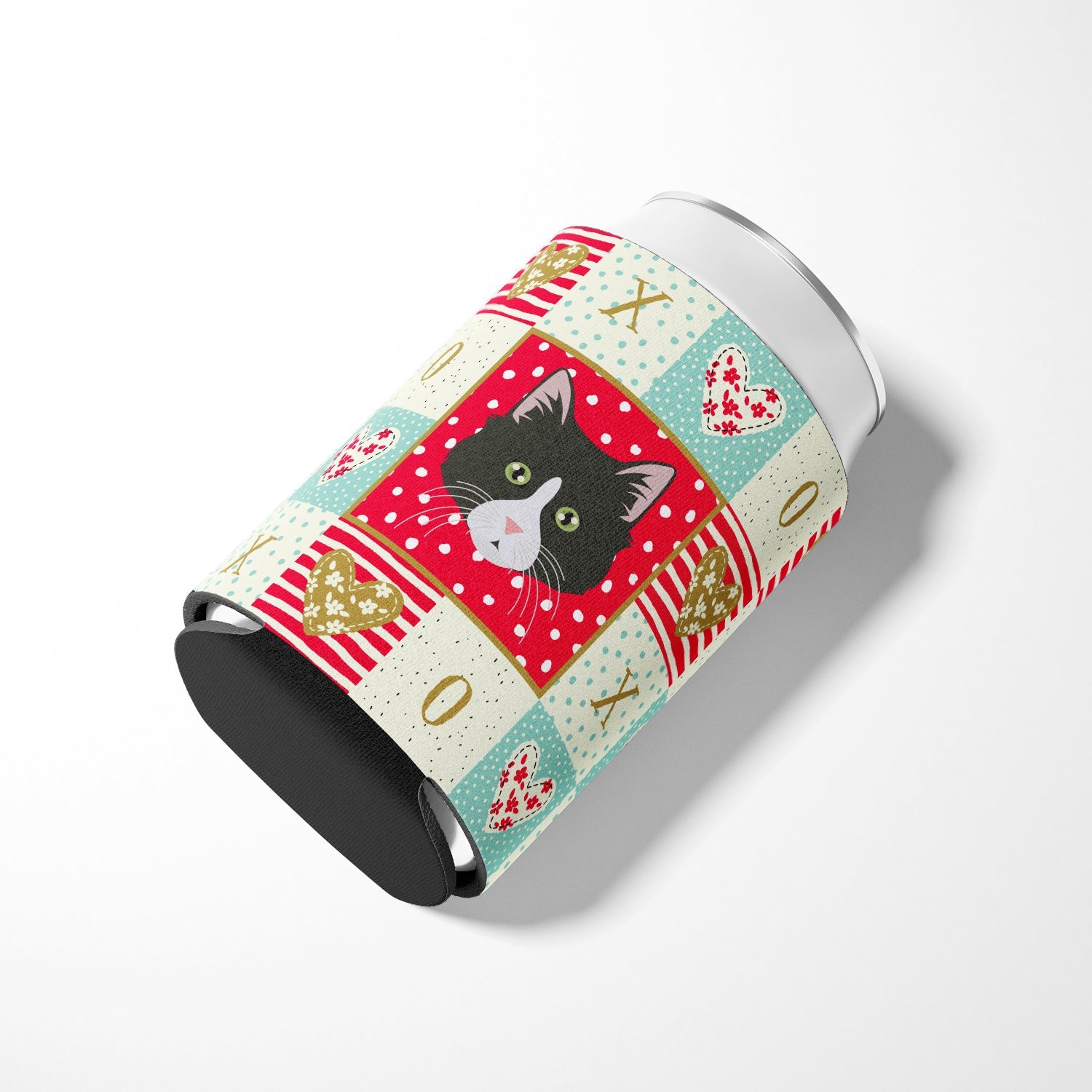 Siberian Forest Cat Love Can or Bottle Hugger Cooler Sleeve for Standard 12 oz Cans, Insulated Foam Beer & Soda Can Hugger Reusable