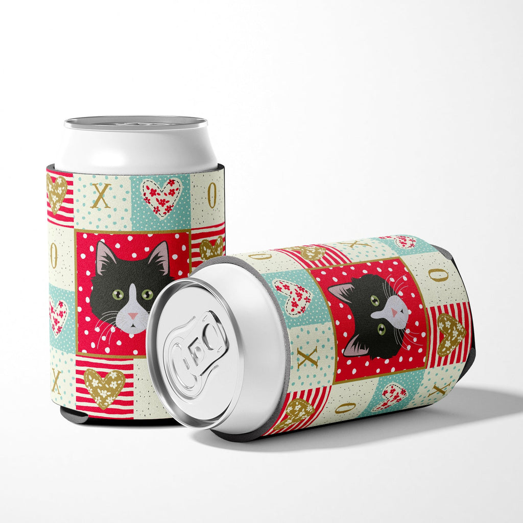 Siberian Forest Cat Love Can or Bottle Hugger Cooler Sleeve for Standard 12 oz Cans, Insulated Foam Beer & Soda Can Hugger Reusable
