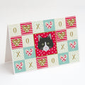 Siberian Forest Cat Love Greeting Cards Pack of 8 Blank Cards with Envelopes Whimsical A7 Size 5x7