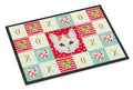 Turkish Van Cat Love Doormat Indoor Outdoor 18H X 27W Front Door Mat Rugs for Entryway, Non Slip Washable