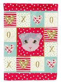 Ukrainian Levkoy Cat Love House Flag 28x40 Porch Sleeve Pole Decorative Outside Yard Banner Artwork Wall Hanging, Polyester