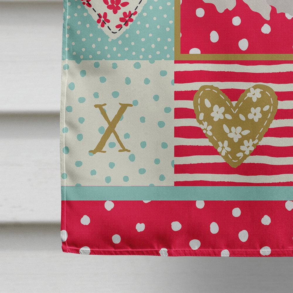 Bolognese Love House Flag 28x40 Porch Sleeve Pole Decorative Outside Yard Banner Artwork Wall Hanging, Polyester