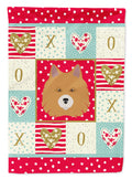 Elo Dog Love House Flag 28x40 Porch Sleeve Pole Decorative Outside Yard Banner Artwork Wall Hanging, Polyester