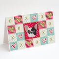 French Bulldog Love Greeting Cards Pack of 8 Blank Cards with Envelopes Whimsical A7 Size 5x7