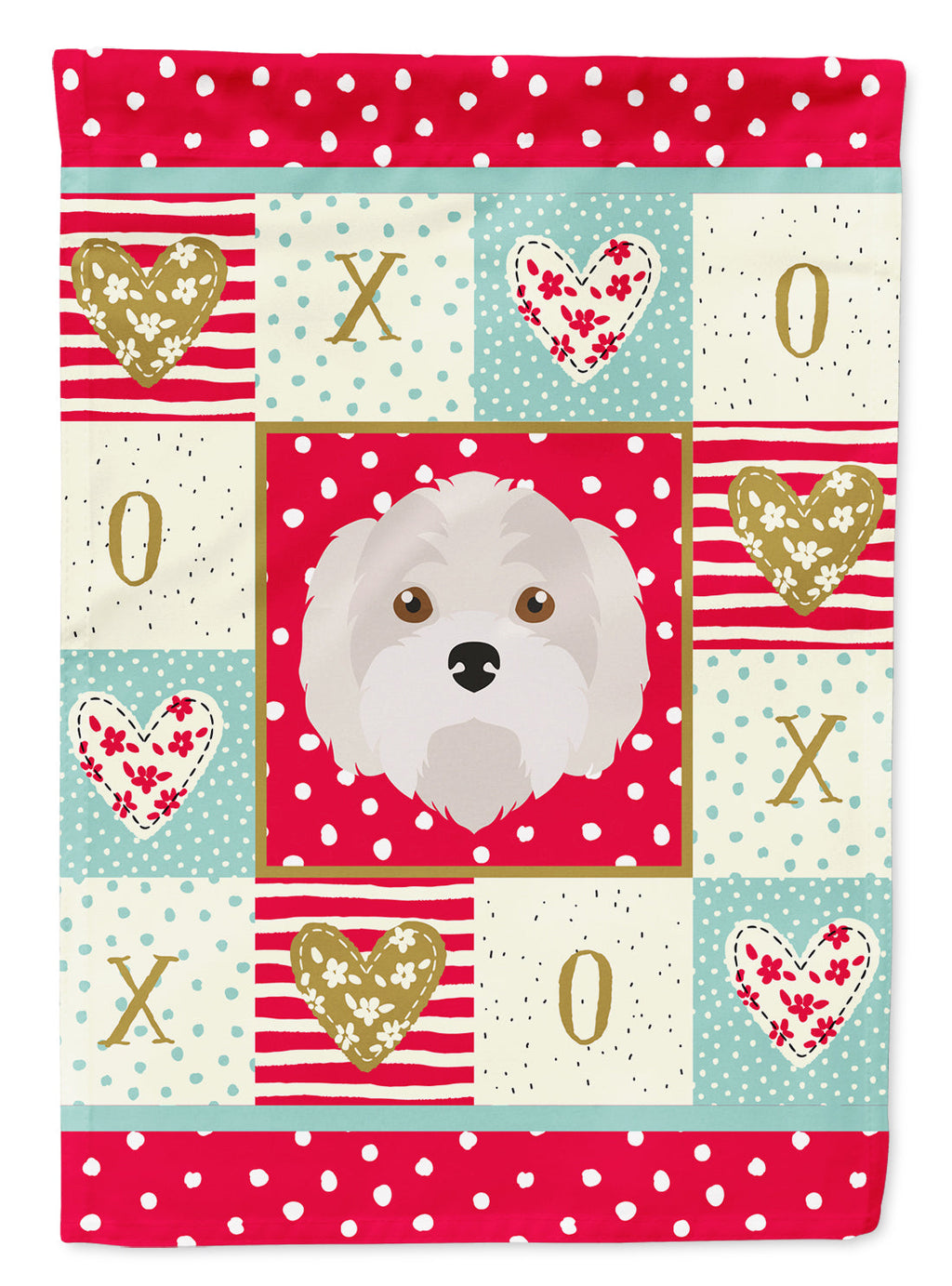 Kyi-Leo Love House Flag 28x40 Porch Sleeve Pole Decorative Outside Yard Banner Artwork Wall Hanging, Polyester