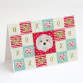 Kyi-Leo Love Greeting Cards Pack of 8 Blank Cards with Envelopes Whimsical A7 Size 5x7