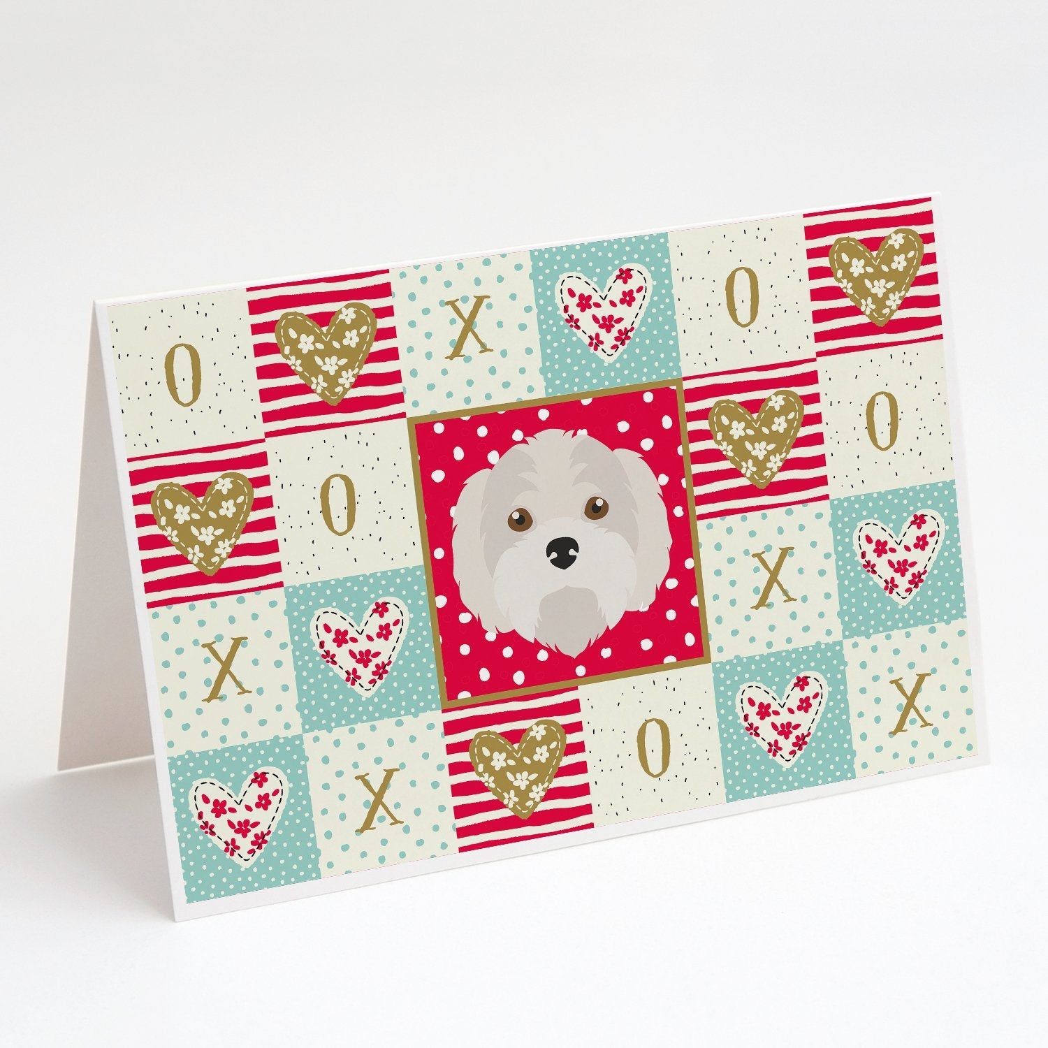 Kyi-Leo Love Greeting Cards Pack of 8 Blank Cards with Envelopes Whimsical A7 Size 5x7