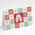 Poodle Love Greeting Cards Pack of 8 Blank Cards with Envelopes Whimsical A7 Size 5x7