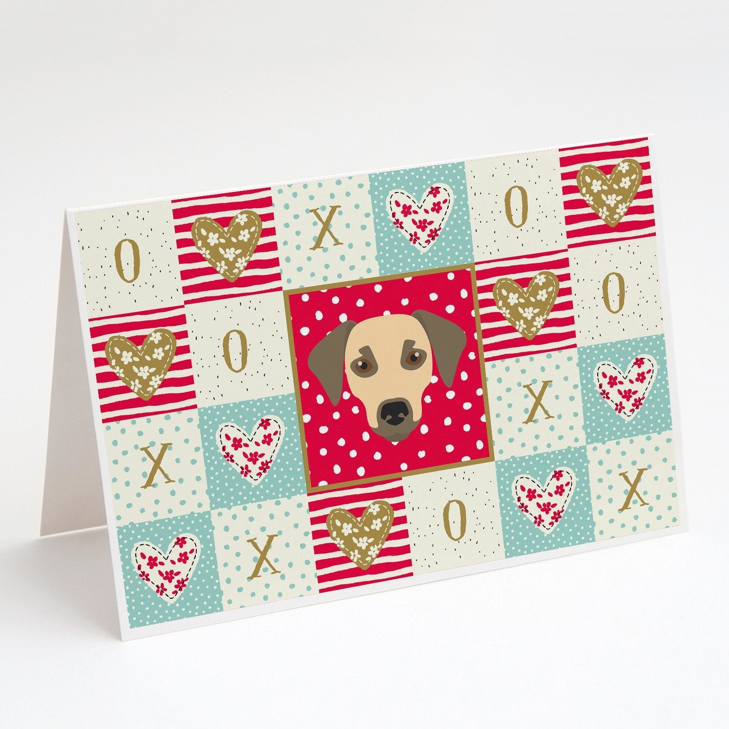 Sato Dog Love Greeting Cards Pack of 8 Blank Cards with Envelopes Whimsical A7 Size 5x7