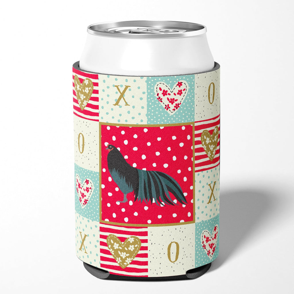 Sumatra Chicken Love Can or Bottle Hugger Cooler Sleeve for Standard 12 oz Cans, Insulated Foam Beer & Soda Can Hugger Reusable