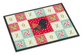 Dutch Bantam Chicken Love Doormat Indoor Outdoor 18H X 27W Front Door Mat Rugs for Entryway, Non Slip Washable