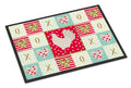 Leghorn Chicken Love Doormat Indoor Outdoor 18H X 27W Front Door Mat Rugs for Entryway, Non Slip Washable
