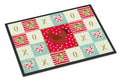 New Hampshire Red Chicken Love Doormat Indoor Outdoor 18H X 27W Front Door Mat Rugs for Entryway, Non Slip Washable