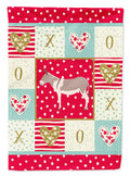 Australian Teamster Donkey Love House Flag 28x40 Porch Sleeve Pole Decorative Outside Yard Banner Artwork Wall Hanging, Polyester
