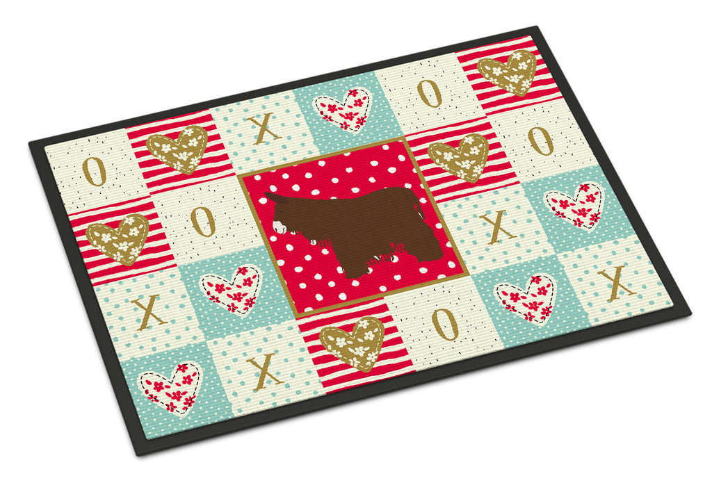 Poitou Poiteuin Donkey Love Doormat Indoor Outdoor 18H X 27W Front Door Mat Rugs for Entryway, Non Slip Washable