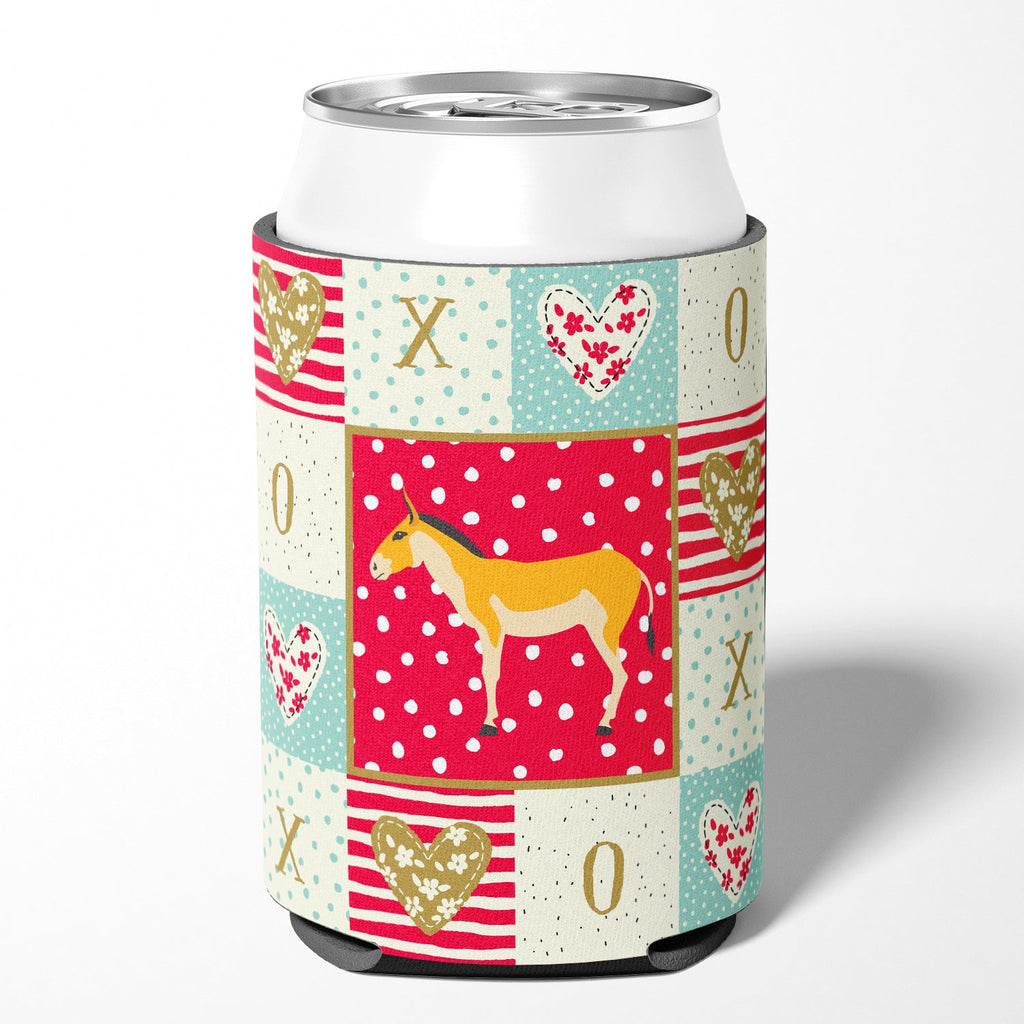 Turkmenian Kulan Donkey Love Can or Bottle Hugger Cooler Sleeve for Standard 12 oz Cans, Insulated Foam Beer & Soda Can Hugger Reusable