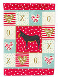Catalan Donkey Love House Flag 28x40 Porch Sleeve Pole Decorative Outside Yard Banner Artwork Wall Hanging, Polyester