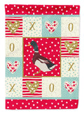 Rouen Duck Love House Flag 28x40 Porch Sleeve Pole Decorative Outside Yard Banner Artwork Wall Hanging, Polyester
