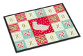 Crested Duck Love Doormat Indoor Outdoor 18H X 27W Front Door Mat Rugs for Entryway, Non Slip Washable
