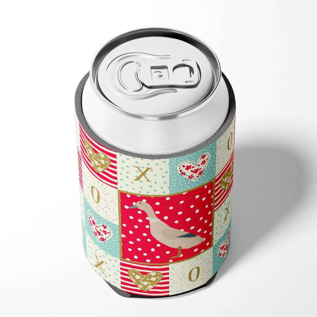 West Harlequin Duck Love Can or Bottle Hugger Cooler Sleeve for Standard 12 oz Cans, Insulated Foam Beer & Soda Can Hugger Reusable