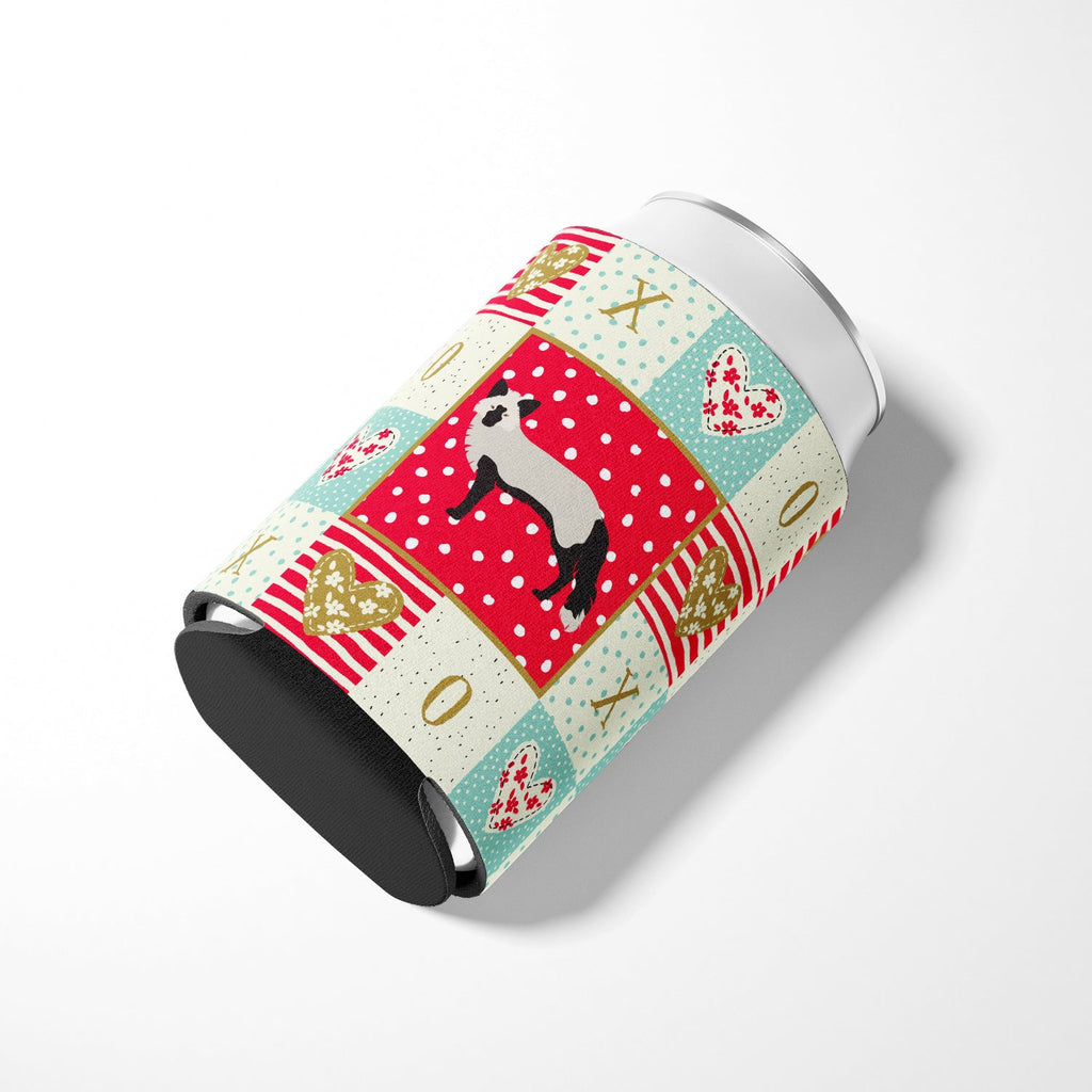 Silver Fox Love Can or Bottle Hugger Cooler Sleeve for Standard 12 oz Cans, Insulated Foam Beer & Soda Can Hugger Reusable