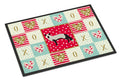 Silver Fox Love Doormat Indoor Outdoor 18H X 27W Front Door Mat Rugs for Entryway, Non Slip Washable