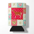 Toggenburger Goat Love Can or Bottle Hugger Cooler Sleeve for Standard 12 oz Cans, Insulated Foam Beer & Soda Can Hugger Reusable