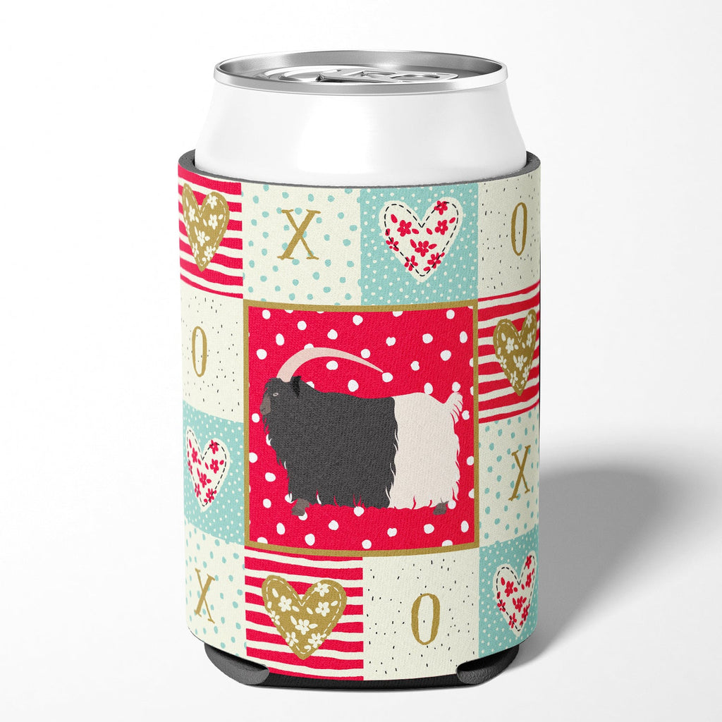 Welsh Black-Necked Goat Love Can or Bottle Hugger Cooler Sleeve for Standard 12 oz Cans, Insulated Foam Beer & Soda Can Hugger Reusable