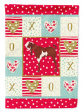 Jamnapari Goat Love House Flag 28x40 Porch Sleeve Pole Decorative Outside Yard Banner Artwork Wall Hanging, Polyester