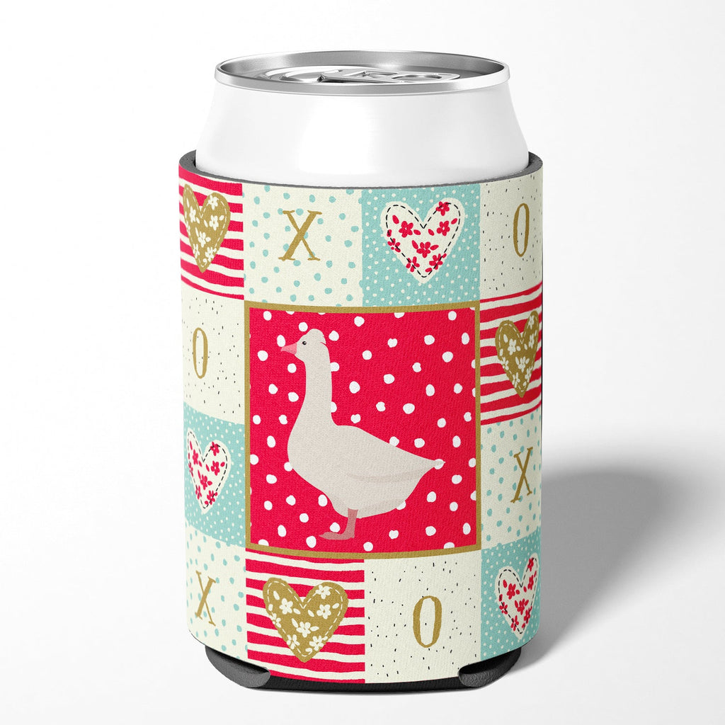 Roman Goose Love Can or Bottle Hugger Cooler Sleeve for Standard 12 oz Cans, Insulated Foam Beer & Soda Can Hugger Reusable