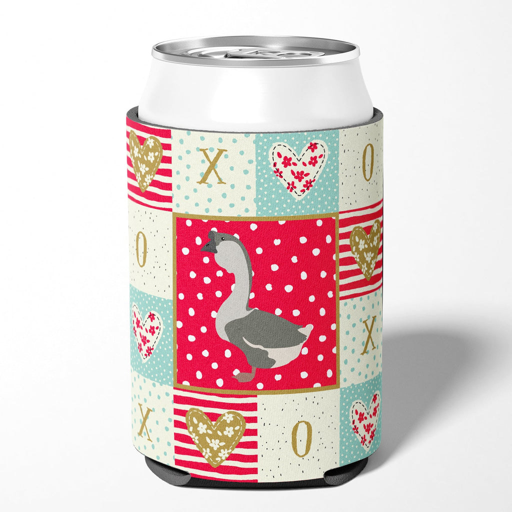 African Goose Love Can or Bottle Hugger Cooler Sleeve for Standard 12 oz Cans, Insulated Foam Beer & Soda Can Hugger Reusable