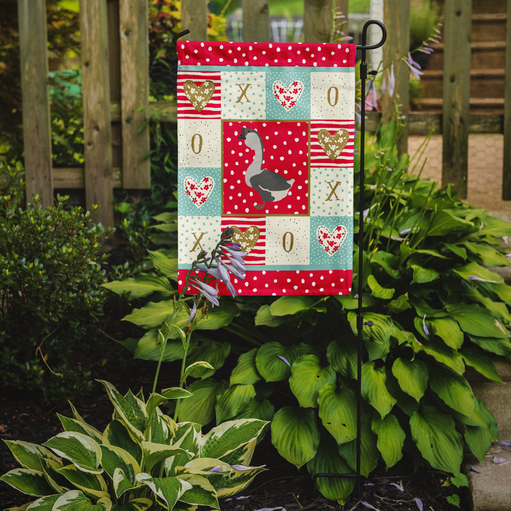 African Goose Love Garden Flag Mailbox Decorative Yard Banner Outside Patio Artwork for Flower Beds, Garden Size, Multicolor