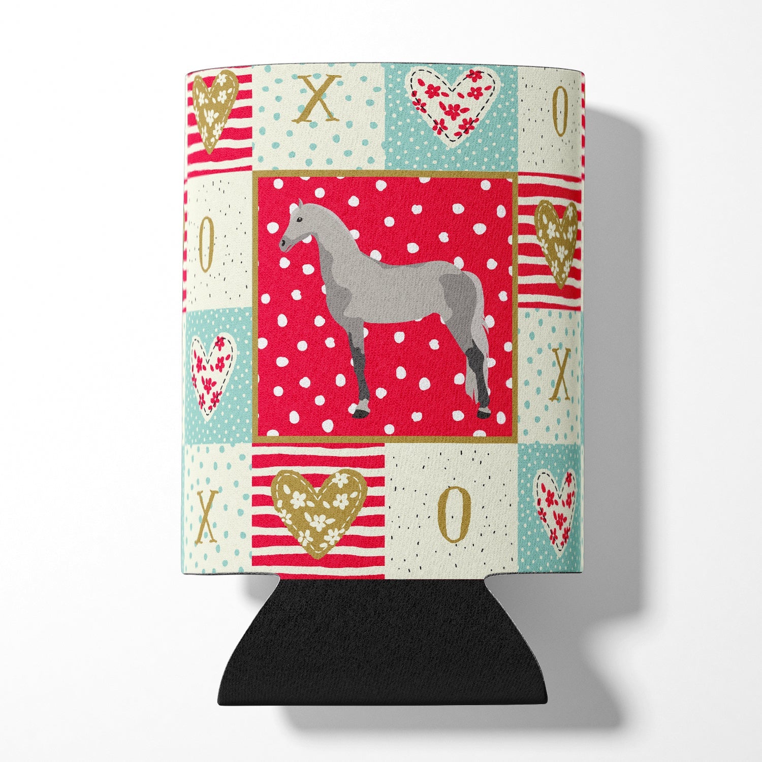 Orlov Trotter Horse Love Can or Bottle Hugger Cooler Sleeve for Standard 12 oz Cans, Insulated Foam Beer & Soda Can Hugger Reusable