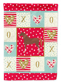 Hannoverian Horse Love House Flag 28x40 Porch Sleeve Pole Decorative Outside Yard Banner Artwork Wall Hanging, Polyester