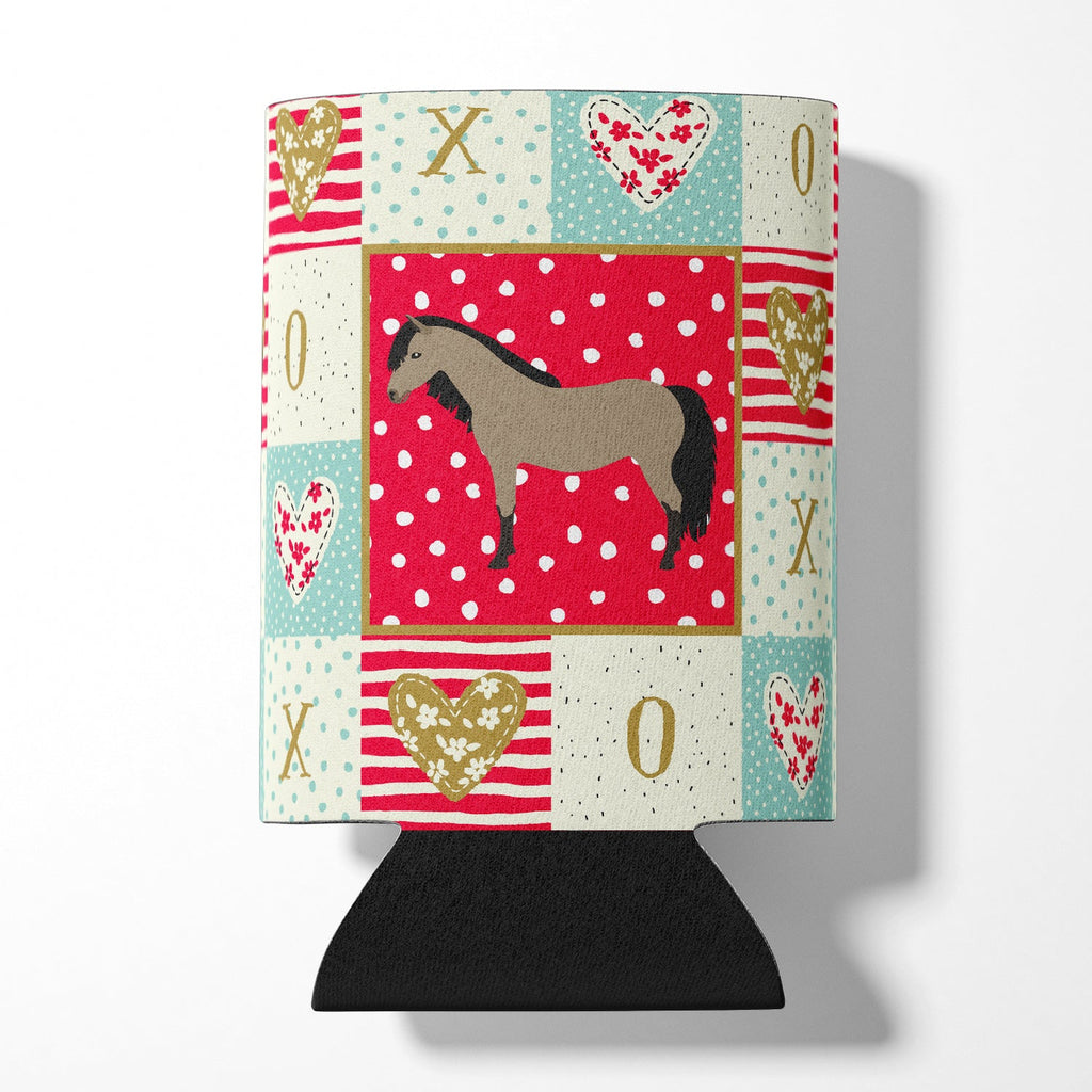 Welsh Pony Horse Love Can or Bottle Hugger Cooler Sleeve for Standard 12 oz Cans, Insulated Foam Beer & Soda Can Hugger Reusable