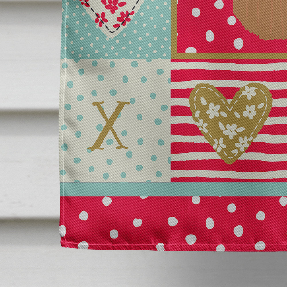 Alpaca Suri Love House Flag 28x40 Porch Sleeve Pole Decorative Outside Yard Banner Artwork Wall Hanging, Polyester