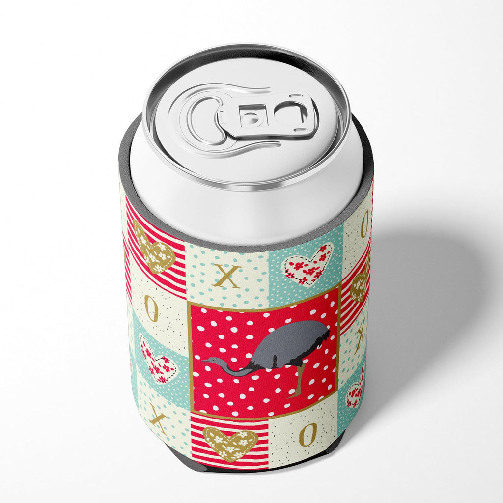 Rhea Love Can or Bottle Hugger Cooler Sleeve for Standard 12 oz Cans, Insulated Foam Beer & Soda Can Hugger Reusable