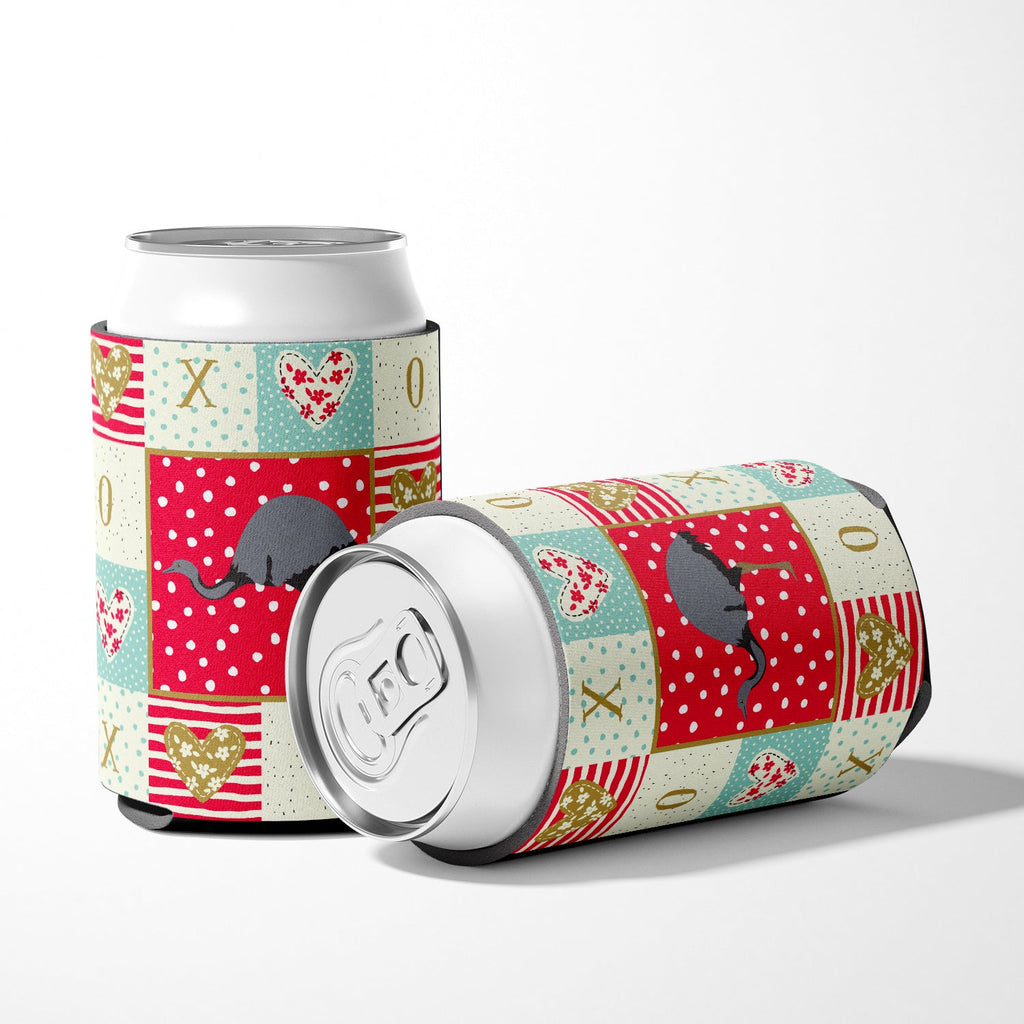 Rhea Love Can or Bottle Hugger Cooler Sleeve for Standard 12 oz Cans, Insulated Foam Beer & Soda Can Hugger Reusable
