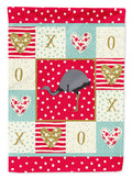 Rhea Love House Flag 28x40 Porch Sleeve Pole Decorative Outside Yard Banner Artwork Wall Hanging, Polyester