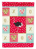 Common Ostrich Love House Flag 28x40 Porch Sleeve Pole Decorative Outside Yard Banner Artwork Wall Hanging, Polyester