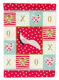 Silver Pheasant Love House Flag 28x40 Porch Sleeve Pole Decorative Outside Yard Banner Artwork Wall Hanging, Polyester