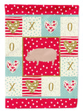 Welsh Pig Love House Flag 28x40 Porch Sleeve Pole Decorative Outside Yard Banner Artwork Wall Hanging, Polyester