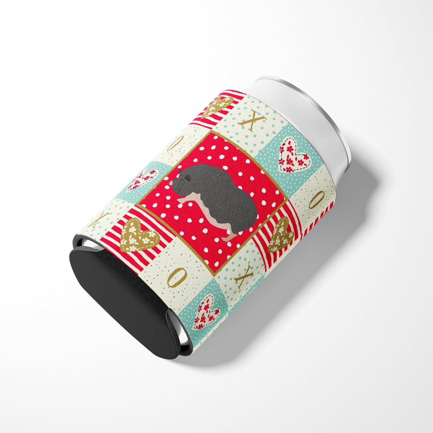 Vietnamese Pot-Bellied Pig Love Can or Bottle Hugger Cooler Sleeve for Standard 12 oz Cans, Insulated Foam Beer & Soda Can Hugger Reusable